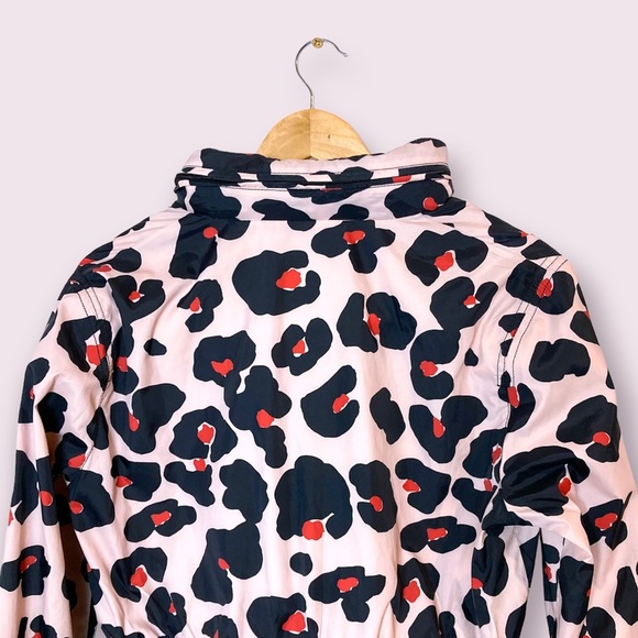 Sonia By Sonia Rykiel All Over Blossom Print / Leopard Print Rain Mac - Picture 9 of 13